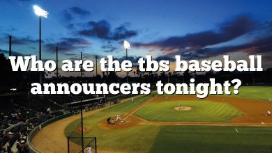Who are the tbs baseball announcers tonight?