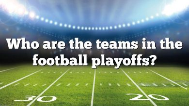 Who are the teams in the football playoffs?
