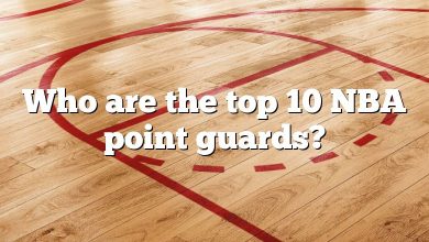 Who are the top 10 NBA point guards?
