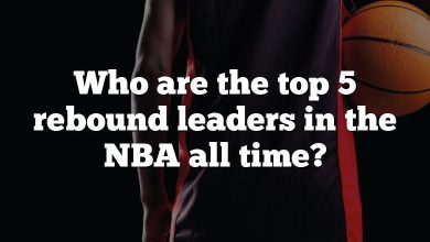 Who are the top 5 rebound leaders in the NBA all time?