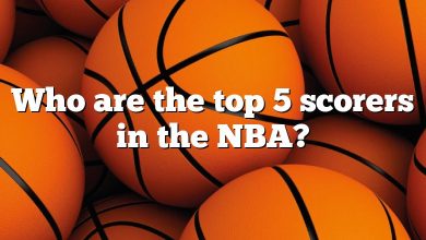 Who are the top 5 scorers in the NBA?