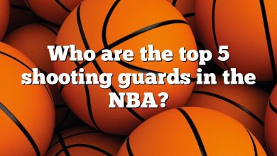 Who are the top 5 shooting guards in the NBA?