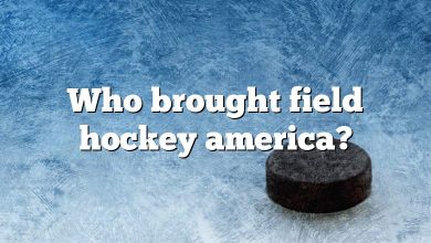 Who brought field hockey america?