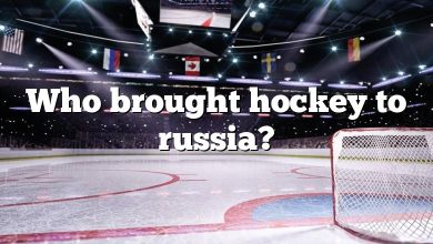 Who brought hockey to russia?