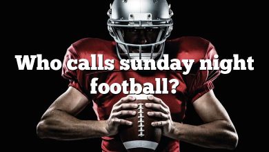 Who calls sunday night football?