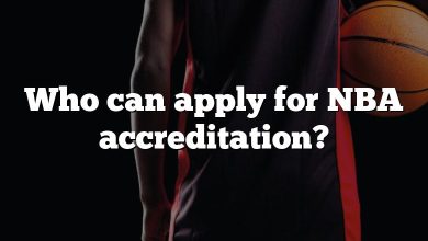 Who can apply for NBA accreditation?