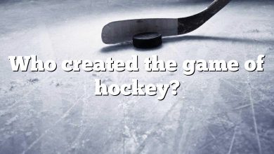 Who created the game of hockey?
