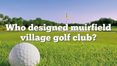 Who designed muirfield village golf club?