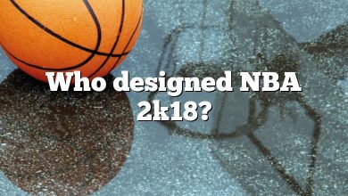 Who designed NBA 2k18?