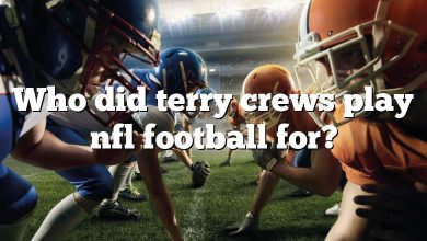 Who did terry crews play nfl football for?