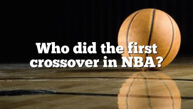 Who did the first crossover in NBA?