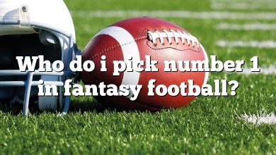Who do i pick number 1 in fantasy football?