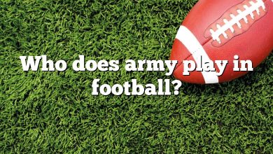 Who does army play in football?