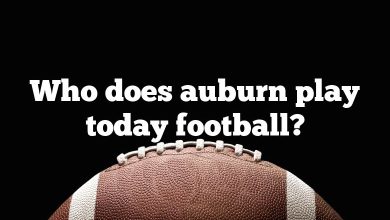 Who does auburn play today football?
