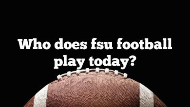 Who does fsu football play today?