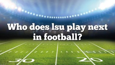 Who does lsu play next in football?