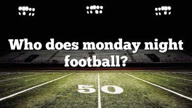 Who does monday night football?