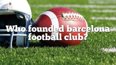 Who founded barcelona football club?