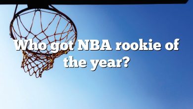 Who got NBA rookie of the year?