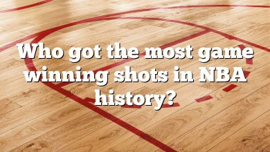 Who got the most game winning shots in NBA history?