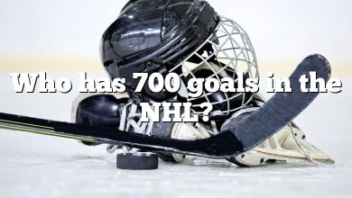 Who has 700 goals in the NHL?