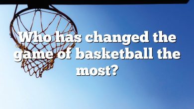 Who has changed the game of basketball the most?