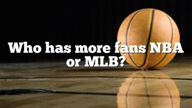 Who has more fans NBA or MLB?