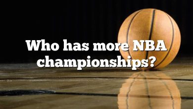 Who has more NBA championships?