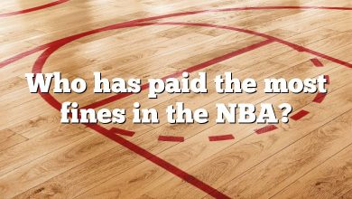 Who has paid the most fines in the NBA?