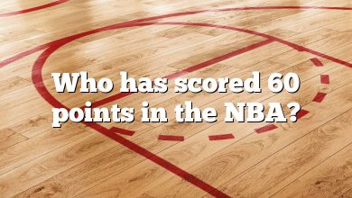 Who has scored 60 points in the NBA?