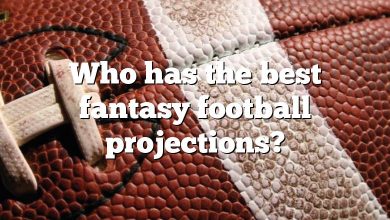 Who has the best fantasy football projections?