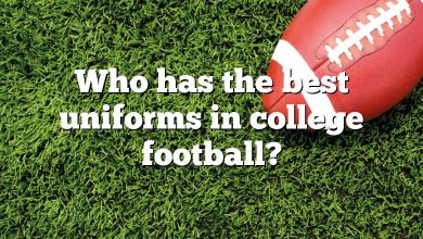 Who has the best uniforms in college football?