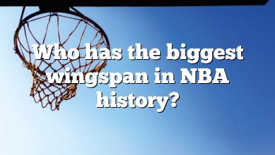 Who has the biggest wingspan in NBA history?