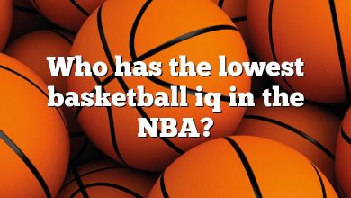 Who has the lowest basketball iq in the NBA?