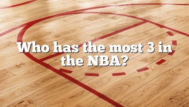 Who has the most 3 in the NBA?