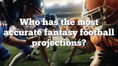 Who has the most accurate fantasy football projections?