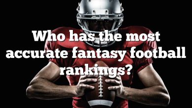 Who has the most accurate fantasy football rankings?