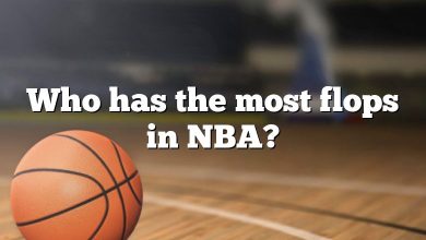 Who has the most flops in NBA?