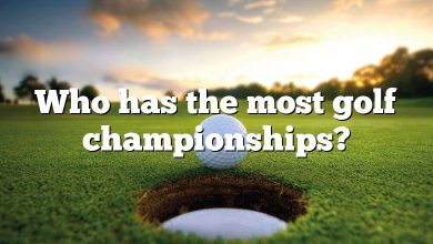 Who has the most golf championships?