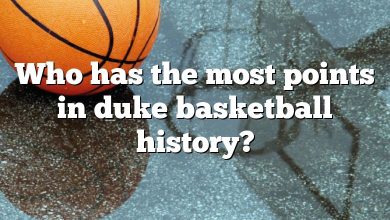 Who has the most points in duke basketball history?