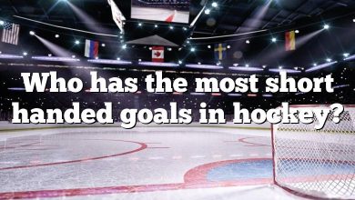 Who has the most short handed goals in hockey?