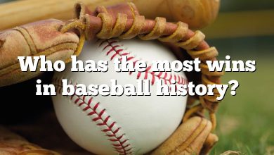 Who has the most wins in baseball history?