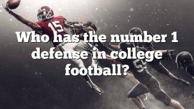 Who has the number 1 defense in college football?