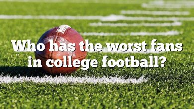 Who has the worst fans in college football?