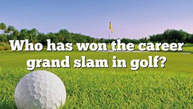 Who has won the career grand slam in golf?