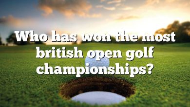 Who has won the most british open golf championships?