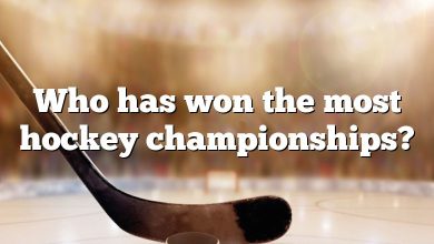 Who has won the most hockey championships?