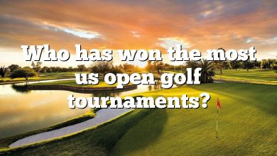 Who has won the most us open golf tournaments?