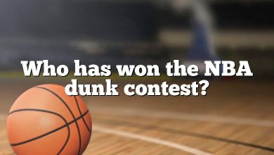Who has won the NBA dunk contest?