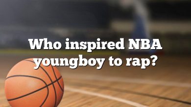 Who inspired NBA youngboy to rap?